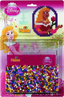 Produktbild von Hama Blister Disney Prinzessin Midi-Bügelperlen