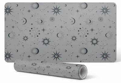 Produktbild von Rutschfeste Schreibtischunterlage mit Weltraummotiven, 120 x 60 cm