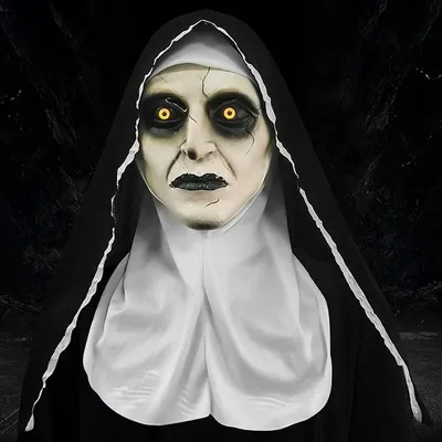 Produktbild von TETSMG Gruselige Nonne Halloween Maske Latex Cosplay