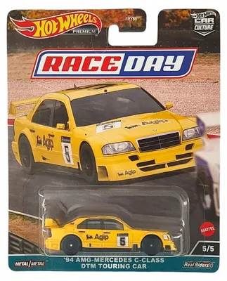 Produktbild von Hot Wheels Premium '94 AMG-Mercedes C-Klasse DTM Modellauto