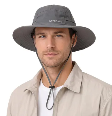 Produktbild von Wasserdichter Sonnenschirm mit breiter Krempe für Outdoor-Aktivitäten
