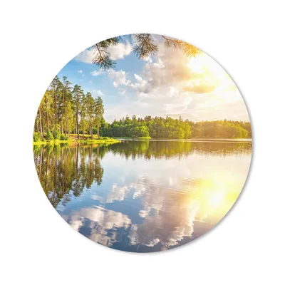 Produktbild von MuchoWow® Mauspad Mousepad Tropisch - Bäume - Wasser 50x50 cm - Mousepads - Maus Mat - Pad - Mausunterlage - Vinyl