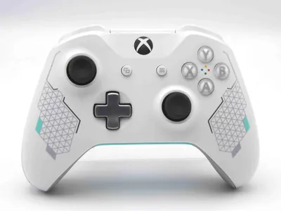 Produktbild von Original Microsoft Xbox One Wireless Controller Sports White Special Edition