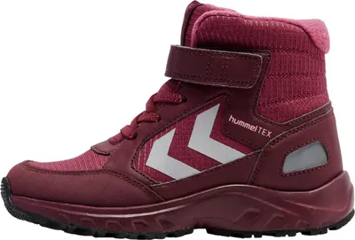 Produktbild von Hummel Explorer Tex JR Klett Kinderschuhe Stiefel Boots Wasserabweisend rot/pink 229858-4085, Schuhgröße:23 EU