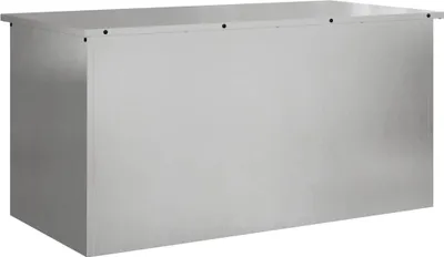 Obrázek produktu pro vidaXL Venkovní úložný box, stříbrný, 100 x 50,5 x 50 cm, ocel