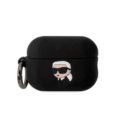 Obrázek produktu pro Karl Lagerfeld Silikonové pouzdro NFT Karl Head 3D - AirPods Pro 2 (černé)