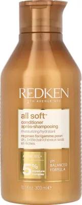 Produktbild von Redken Conditioner Redken All Soft Conditioner 300 ml – Spendet Feuchtigkeit & macht trockenes Haar geschmeidig