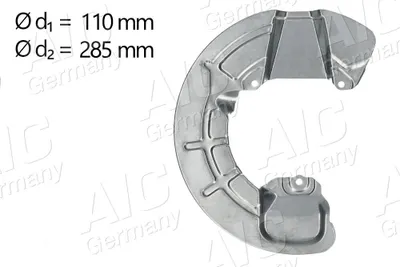 Produktbild von AIC Spritzblech Bremsscheibe für VOLVO V70 I (875, 876) Vorne Rechts 58832 Ankerblech