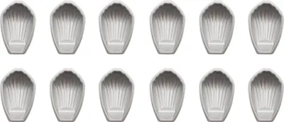 Obrázek produktu pro CANDeal Individuální formy na pečení Madeleine - formy na Madeleine, muffiny, koláče - uhlíková ocel - sada 12 kusů