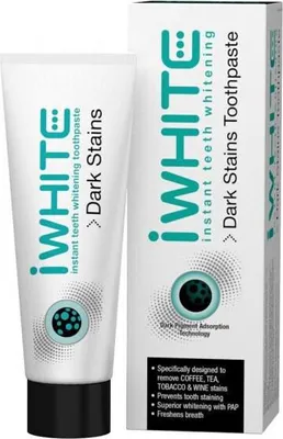 Obrázek produktu pro Zubn pasta Iwhite Dark Stains Pack 75ml Kartek