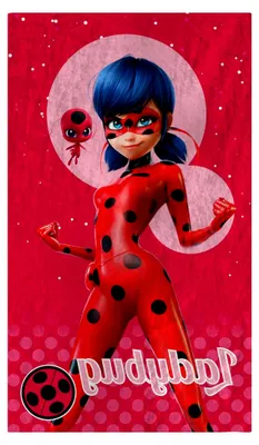 Produktbild von Miraculous Ladybug Supergirl Badetuch, Baumwolle, 70 x 120 cm