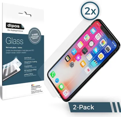 A product packaging for a screen protector, with a smartphone displaying its screen.