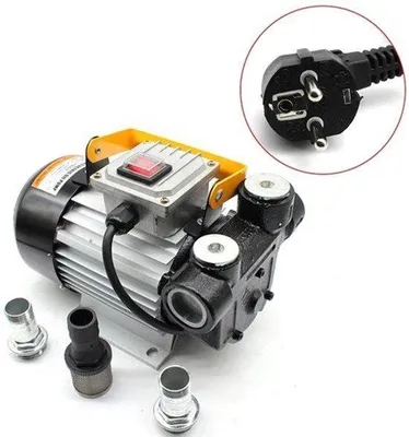 Immagine prodotto di Pompa diesel per olio di riscaldamento - 230V, 550W - 60 litri/minuto - argento