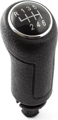 Immagine prodotto di PREMIUM pomello del cambio nero cromato a 6 marce per VW Polo 9N dal 2001-2009