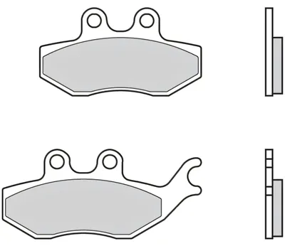 Produktbild von Brembo 07054 Organische Bremsbeläge Silber Silber One Size