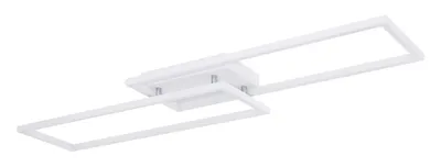 Produktbild von Globo Lighting Deckenleuchte Metall weiß, matt, Kunststoff opal, weiß, mehrere Stufen über Wandschalter, Memoryfunktion, LxBxH: 1010x290x75mm, inkl. LED 36W 230V, 4270lm Source, 2200lm Output, CCT 3000/4000/6500K