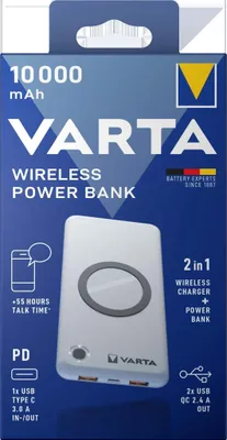 Obrázok produktu pre VARTA Wireless Power Bank 10 000 mAh + nabíjací kábel