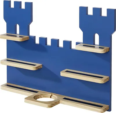 Produktbild von home24 Regal für Hörfiguren - Kiefer / Blau