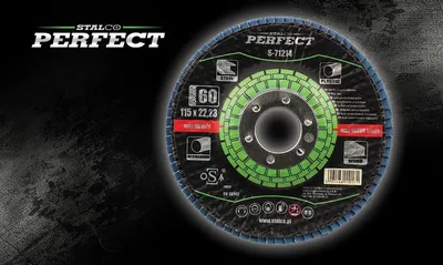 Produktbild von STALCO Fächerschleifscheibe ø 115 x 22, 23 mm, G.60 ALOTEXPERFECT