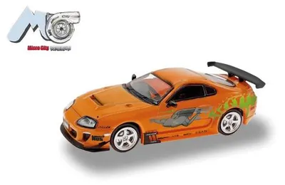 Produktbild von MicroCity PKW Toyota Supra, orange FnF 87MC000018