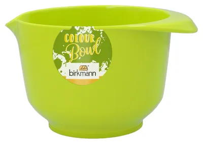 Immagine prodotto di Birkmann Colour Bowl Rühr- und Servierschüssel, Rührschüssel, Schüssel, Melaminharz, Limette, 1 L, 708792