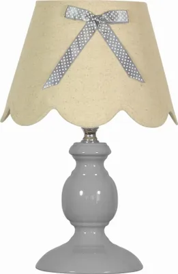 Obrázok produktu pre Stolná lampa WHILMA - 1xE14, 40W, šedá / béžová