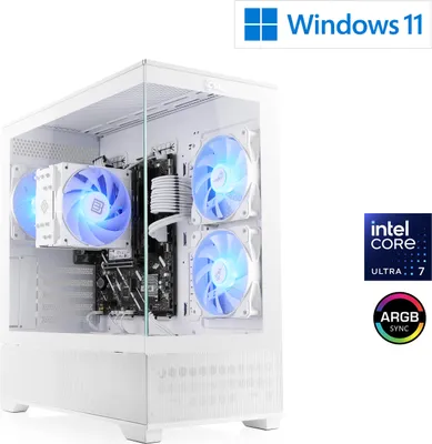 Produktbild von Gaming PC M13380H / Intel Core Ultra 7 265K, 20x 3900 MHz / Intel / 32 Go DDR5 RAM / M.2 SSD 1000 GB - Windows 11 Home