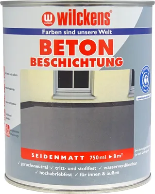 A can of Wilckens Betonbeschichtung (concrete coating).