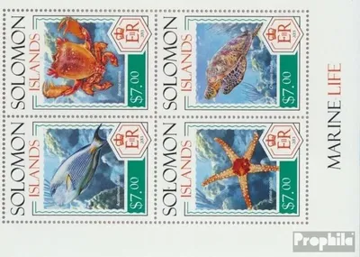 Produktbild von Briefmarken Salomoninseln 2014 Mi 2442-2445 Kleinbogen (kompl. Ausg.) postfrisch Leben im Meer