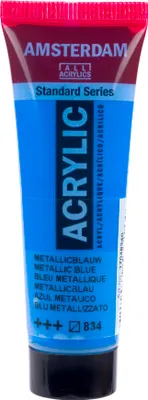 Produktbild von Amsterdam Standard Series Acrylfarbe Tube 20 ml Metallicblau 834