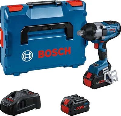 Image de Visseuse à chocs sans fil GDS 18V-1050 HC, 2 x batterie ProCORE18V 8.0Ah en L-BOXX