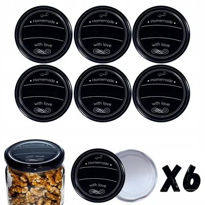 Produktbild von Wamar-Sosenka Twist-Off Deckel 82mm 6 Stück Metall