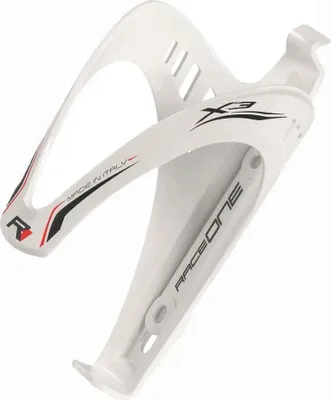 Obrázok produktu pre Race One Nylon X3 Bottle Cage White White Jedna veľkosť