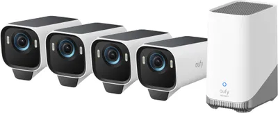 Produktbild von eufyCam S3 Pro 4‑Kamera‑Set Weiß