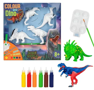 Image de Dino World : Colorie ton dinosaure