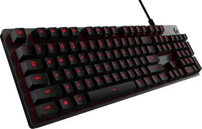 Produktbild von Logitech G 920-008304, Kabelgebunden, USB, Mechanischer Switch, QWERTZ, LED, Karbon