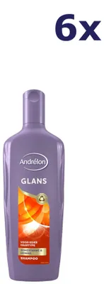 Produktbild von 6x Andrelon Shampoo Glanz 300 ml
