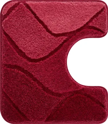Produktbild von Kleine Wolke WC-Vorleger FIONA Bordeaux 55 x 50 cm mit Ausschnitt