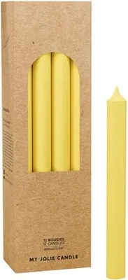 Image de Bougie Droite Jaune Maison Berger Ambiance Lumineuse Et Chaleureuse - Maison Berger