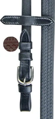 Produktbild von HKM Zügel mit Gummibezug, Farbe:9100 schwarz, Größe:Warmblut