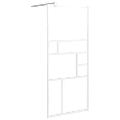 Produktbild von Duschwand für Walk-In Dusche 90x195 cm ESG-Glas Weiß