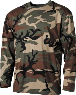 Zdjęcie produktu dla Outdoor Tarn-Shirt, langarm, woodland, 170 g/m² XL