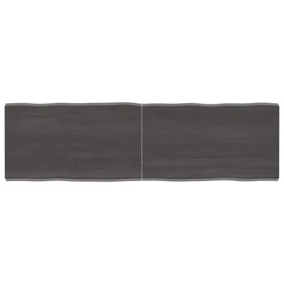 Produktbild von Tischplatte 140x40x(2-4) cm Massivholz Behandelt Baumkante