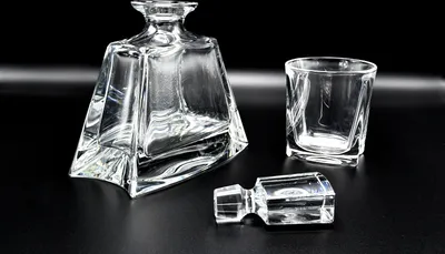 Produktbild von Bohemia Whisky-Set 6 Whiskygläser + Karaffe aus Bleikristal PM210