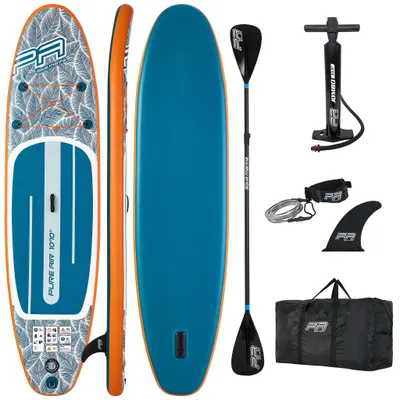 Produktbild von SUP Board aufblasbar Aqua Marina Pure Air Tropic 10'10 330 cm Set Blue