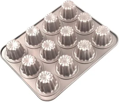 Productafbeelding van Mini Cakevormen voor Canelés met Anti-aanbak Coating