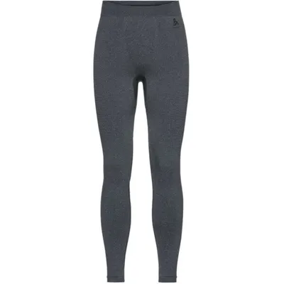 Productafbeelding van Performance thermische basislaag leggings, heren - Odlo, kleur: 15701 grijs gemêleerd - zwart, maat: XL
