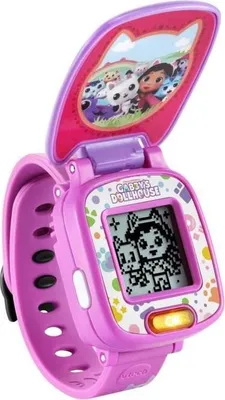 Zdjęcie produktu dla Interaktywny Zegarek-Gra VTECH Gabby i Magiczny Domek, Mówiący Zegarek, 4 Gry Logiczne, Obserwacja, Koordynacja, Pamięć