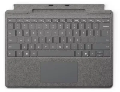 Produktbild von Microsoft Surface Pro Type Cover + Pen-Ladeschale Surface Pro 10/11/12 Platinum