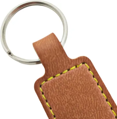 Produktbild von CombiCraft Kunstleder Schlüsselanhänger Rechteckig 23x95mm - 10 Stück